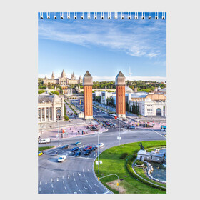 Скетчбук с принтом Барселона в Белгороде, 100% бумага
 | 48 листов, плотность листов — 100 г/м2, плотность картонной обложки — 250 г/м2. Листы скреплены сверху удобной пружинной спиралью | barcelona | europe | spain | барселона | европа | ес | испания | каталония | отпуск | туризм