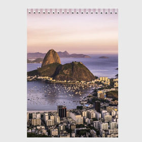 Скетчбук с принтом Рио (Бразилия) в Белгороде, 100% бумага
 | 48 листов, плотность листов — 100 г/м2, плотность картонной обложки — 250 г/м2. Листы скреплены сверху удобной пружинной спиралью | Тематика изображения на принте: brazil | rio de janeiro | бразилия | жара | каникулы | карнавал | мегаполис | отдых | отпуск | пляж | приключение | путешествие | рио де жанейро | туризм | футбол | южная америка