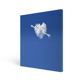 Холст квадратный с принтом Облако, сердце, стрела в Белгороде, 100% ПВХ |  | Тематика изображения на принте: love is | любовь | небо | облака | сердца