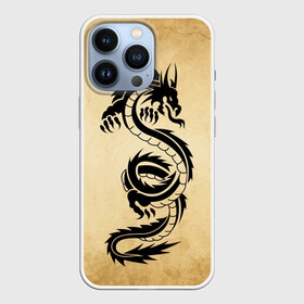 Чехол для iPhone 13 Pro с принтом Убийственный змей в Белгороде,  |  | dragon | дракон | дракоша | змей | когти | крылья | монстр | огонь | пламя | рога | тату | татуировка | трайбл | чешуя | чудовище | шипы