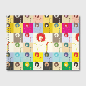 Альбом для рисования с принтом Pop Art Jim Morrison The Doors в Белгороде, 100% бумага
 | матовая бумага, плотность 200 мг. | jim morrison | the doors | арт | дорс | моррисон