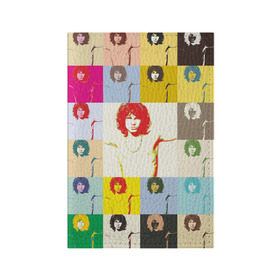 Обложка для паспорта матовая кожа с принтом Pop Art Jim Morrison The Doors в Белгороде, натуральная матовая кожа | размер 19,3 х 13,7 см; прозрачные пластиковые крепления | Тематика изображения на принте: jim morrison | the doors | арт | дорс | моррисон