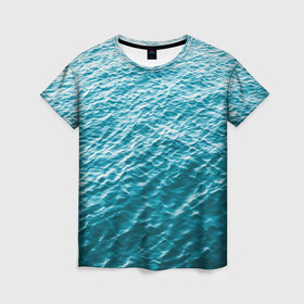 Женская футболка 3D с принтом Море в Белгороде, 100% полиэфир ( синтетическое хлопкоподобное полотно) | прямой крой, круглый вырез горловины, длина до линии бедер | orca | sea | whale | вода | киты | косатки | лето | любовь | море | океан | отдых | пальмы | пляж | солнце