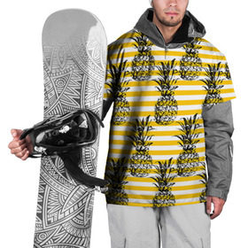 Накидка на куртку 3D с принтом Ананасы 9 в Белгороде, 100% полиэстер |  | Тематика изображения на принте: летний | паттерн | светлый