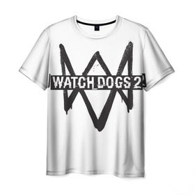 Мужская футболка 3D с принтом Watch Dogs 2 в Белгороде, 100% полиэфир | прямой крой, круглый вырез горловины, длина до линии бедер | 2 | dogs | ubisoft | watch | хакер