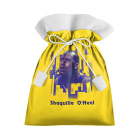 Подарочный 3D мешок с принтом Shaquille O`Neal в Белгороде, 100% полиэстер | Размер: 29*39 см | nba | баскетбол | баскетболист | спорт | шакил о’нил