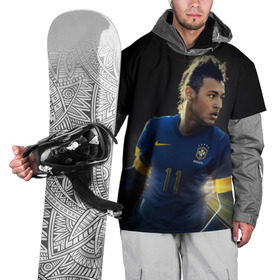Накидка на куртку 3D с принтом Neymar в Белгороде, 100% полиэстер |  | барселона | бразилия | неймар | футбол | футболист
