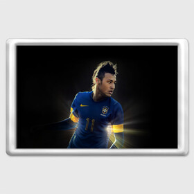 Магнит 45*70 с принтом Neymar в Белгороде, Пластик | Размер: 78*52 мм; Размер печати: 70*45 | барселона | бразилия | неймар | футбол | футболист
