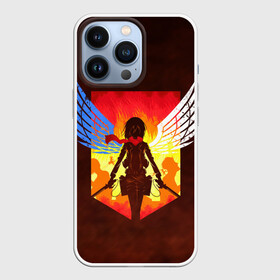 Чехол для iPhone 13 Pro с принтом Attack on Titan   Mikasa в Белгороде,  |  | akkerman | attack on titan | mikasa | аккерман | вторжение гигантов | микаса