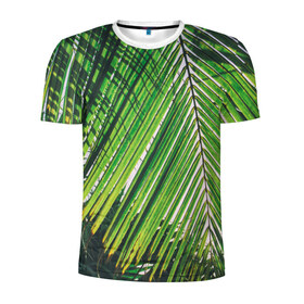 Мужская футболка 3D спортивная с принтом пальмы в Белгороде, 100% полиэстер с улучшенными характеристиками | приталенный силуэт, круглая горловина, широкие плечи, сужается к линии бедра | Тематика изображения на принте: sea | summer | берег | лето | море | океан | отдых | пальмы | пляж | солнце