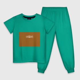 Детская пижама хлопок с принтом Футболка Уоррена в Белгороде, 100% хлопок |  брюки и футболка прямого кроя, без карманов, на брюках мягкая резинка на поясе и по низу штанин
 | geek | is | life | lis | strange | гики | символы