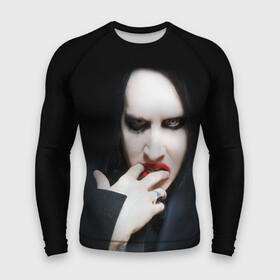 Мужской рашгард 3D с принтом Marilyn Manson в Белгороде,  |  | звезда | знаменитость | музыка | мэрилин мэнсон | певец | рокер