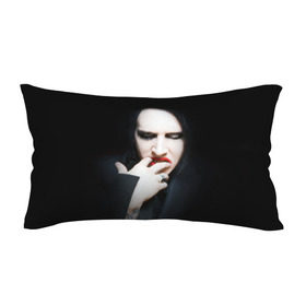 Подушка 3D антистресс с принтом Marilyn Manson в Белгороде, наволочка — 100% полиэстер, наполнитель — вспененный полистирол | состоит из подушки и наволочки на молнии | Тематика изображения на принте: звезда | знаменитость | музыка | мэрилин мэнсон | певец | рокер