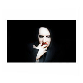 Бумага для упаковки 3D с принтом Marilyn Manson в Белгороде, пластик и полированная сталь | круглая форма, металлическое крепление в виде кольца | Тематика изображения на принте: звезда | знаменитость | музыка | мэрилин мэнсон | певец | рокер