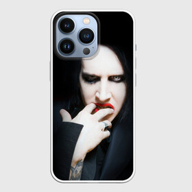 Чехол для iPhone 13 Pro с принтом Marilyn Manson в Белгороде,  |  | звезда | знаменитость | музыка | мэрилин мэнсон | певец | рокер