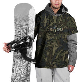 Накидка на куртку 3D с принтом CS:GO Оружие (камуфляж) в Белгороде, 100% полиэстер |  | counter strike | cs:go | камуфляж | оружие