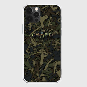 Чехол для iPhone 12 Pro Max с принтом CSGO Оружие (камуфляж) в Белгороде, Силикон |  | counter strike | cs:go | камуфляж | оружие