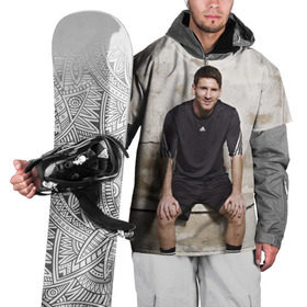 Накидка на куртку 3D с принтом Месси в Белгороде, 100% полиэстер |  | аргентина | барселона | испания | футбол | футболист