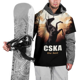 Накидка на куртку 3D с принтом CSKA the best в Белгороде, 100% полиэстер |  | bcjhj