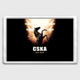 Магнит 45*70 с принтом CSKA the best в Белгороде, Пластик | Размер: 78*52 мм; Размер печати: 70*45 | bcjhj