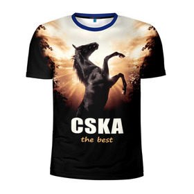 Мужская футболка 3D спортивная с принтом CSKA the best в Белгороде, 100% полиэстер с улучшенными характеристиками | приталенный силуэт, круглая горловина, широкие плечи, сужается к линии бедра | bcjhj