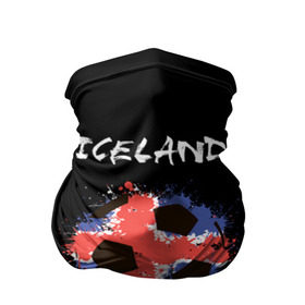 Бандана-труба 3D с принтом Исландия в Белгороде, 100% полиэстер, ткань с особыми свойствами — Activecool | плотность 150‒180 г/м2; хорошо тянется, но сохраняет форму | euro 2016