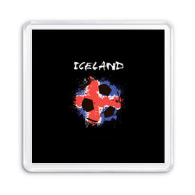 Магнит 55*55 с принтом Исландия в Белгороде, Пластик | Размер: 65*65 мм; Размер печати: 55*55 мм | euro 2016