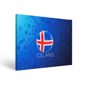 Холст прямоугольный с принтом Исландия в Белгороде, 100% ПВХ |  | euro 2016