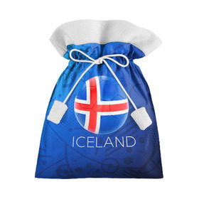 Подарочный 3D мешок с принтом Исландия в Белгороде, 100% полиэстер | Размер: 29*39 см | euro 2016