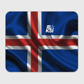 Коврик прямоугольный с принтом Исландия в Белгороде, натуральный каучук | размер 230 х 185 мм; запечатка лицевой стороны | флаг