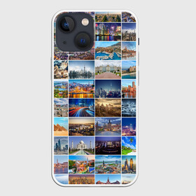 Чехол для iPhone 13 mini с принтом Туризм (10х10) в Белгороде,  |  | азия | берлин | вегас | венеция | воспоминания | города | достопримечательности | европа | египет | калифорния | каникулы | лондон | милан | москва | ностальгия | нью йорк | отдых | отпуск | память
