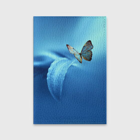Обложка для паспорта матовая кожа с принтом Бабочка 2 в Белгороде, натуральная матовая кожа | размер 19,3 х 13,7 см; прозрачные пластиковые крепления | бабочки | прикольные картинки | природа | цветы