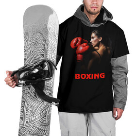 Накидка на куртку 3D с принтом BOXING в Белгороде, 100% полиэстер |  | Тематика изображения на принте: бокс. box | боксёр | боксёрские перчатки | единоборства | спорт