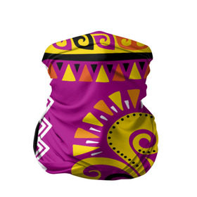 Бандана-труба 3D с принтом Африка в Белгороде, 100% полиэстер, ткань с особыми свойствами — Activecool | плотность 150‒180 г/м2; хорошо тянется, но сохраняет форму | орнамент | цветной | этнический | этно | яркий
