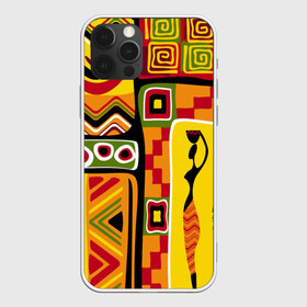 Чехол для iPhone 12 Pro с принтом Африка в Белгороде, силикон | область печати: задняя сторона чехла, без боковых панелей | Тематика изображения на принте: орнамент | этнический | этно | яркий