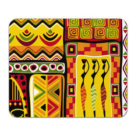 Коврик прямоугольный с принтом Африка в Белгороде, натуральный каучук | размер 230 х 185 мм; запечатка лицевой стороны | орнамент | этнический | этно | яркий