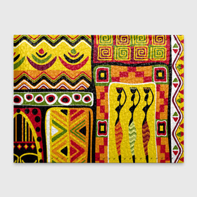Обложка для студенческого билета с принтом АФРИКА | AFRICA в Белгороде, натуральная кожа | Размер: 11*8 см; Печать на всей внешней стороне | Тематика изображения на принте: орнамент | этнический | этно | яркий