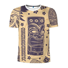 Мужская футболка 3D спортивная с принтом Африка в Белгороде, 100% полиэстер с улучшенными характеристиками | приталенный силуэт, круглая горловина, широкие плечи, сужается к линии бедра | идол | этнический | этно