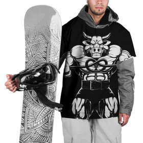 Накидка на куртку 3D с принтом Strongman в Белгороде, 100% полиэстер |  | Тематика изображения на принте: bodybuilding | gym | house | know | power | бодибилдинг | бык | культуризм | сила | спорт | фитнес
