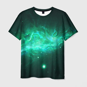 Мужская футболка 3D с принтом Вселенная в Белгороде, 100% полиэфир | прямой крой, круглый вырез горловины, длина до линии бедер | 3д | вселенная | гравитация | звезда | космос | новая