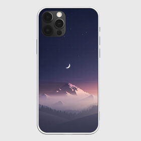 Чехол для iPhone 12 Pro Max с принтом Ночное небо в Белгороде, Силикон |  | mountains | sky | space | астрономия | горы | космос | небо | ночное небо