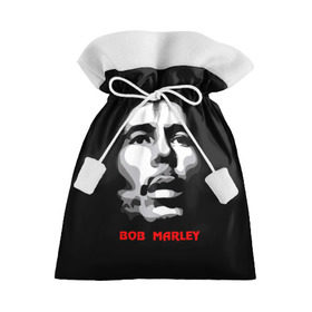 Подарочный 3D мешок с принтом Боб Марли в Белгороде, 100% полиэстер | Размер: 29*39 см | Тематика изображения на принте: bob marley | боб марли | музыка | регги | ямайка