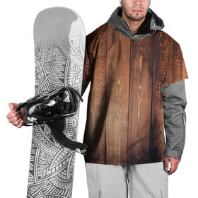 Накидка на куртку 3D с принтом паркет в Белгороде, 100% полиэстер |  | Тематика изображения на принте: бревна | дерево | доски | паркет | пол