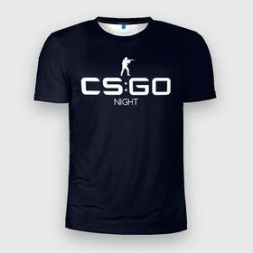 Мужская футболка 3D спортивная с принтом cs:go - Night style (Ночь) в Белгороде, 100% полиэстер с улучшенными характеристиками | приталенный силуэт, круглая горловина, широкие плечи, сужается к линии бедра | cs | csgo | го | кс