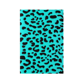 Обложка для паспорта матовая кожа с принтом Леопард в Белгороде, натуральная матовая кожа | размер 19,3 х 13,7 см; прозрачные пластиковые крепления | sea | summer | африка | вода | джунгли | зебра | леопард | лето | море | океан | пляж | полосы | принт | тигр