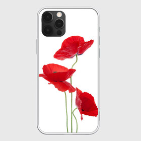 Чехол для iPhone 12 Pro Max с принтом Маки в Белгороде, Силикон |  | Тематика изображения на принте: field | flowers | poppies | poppy | red | wild | красные | мак | маки | поле | полевые | цветы