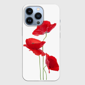 Чехол для iPhone 13 Pro с принтом Маки в Белгороде,  |  | field | flowers | poppies | poppy | red | wild | красные | мак | маки | поле | полевые | цветы