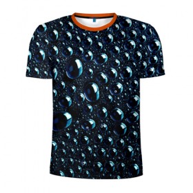Мужская футболка 3D спортивная с принтом Волшебные пузырики в Белгороде, 100% полиэстер с улучшенными характеристиками | приталенный силуэт, круглая горловина, широкие плечи, сужается к линии бедра | 