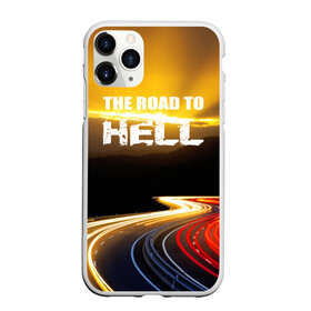Чехол для iPhone 11 Pro Max матовый с принтом Дорога в ад в Белгороде, Силикон |  | Тематика изображения на принте: автомобиль | байкер | дорога | драйв | небо | скорость
