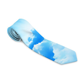 Галстук 3D с принтом Небо в Белгороде, 100% полиэстер | Длина 148 см; Плотность 150-180 г/м2 | Тематика изображения на принте: небо | облако | синяя | солнце